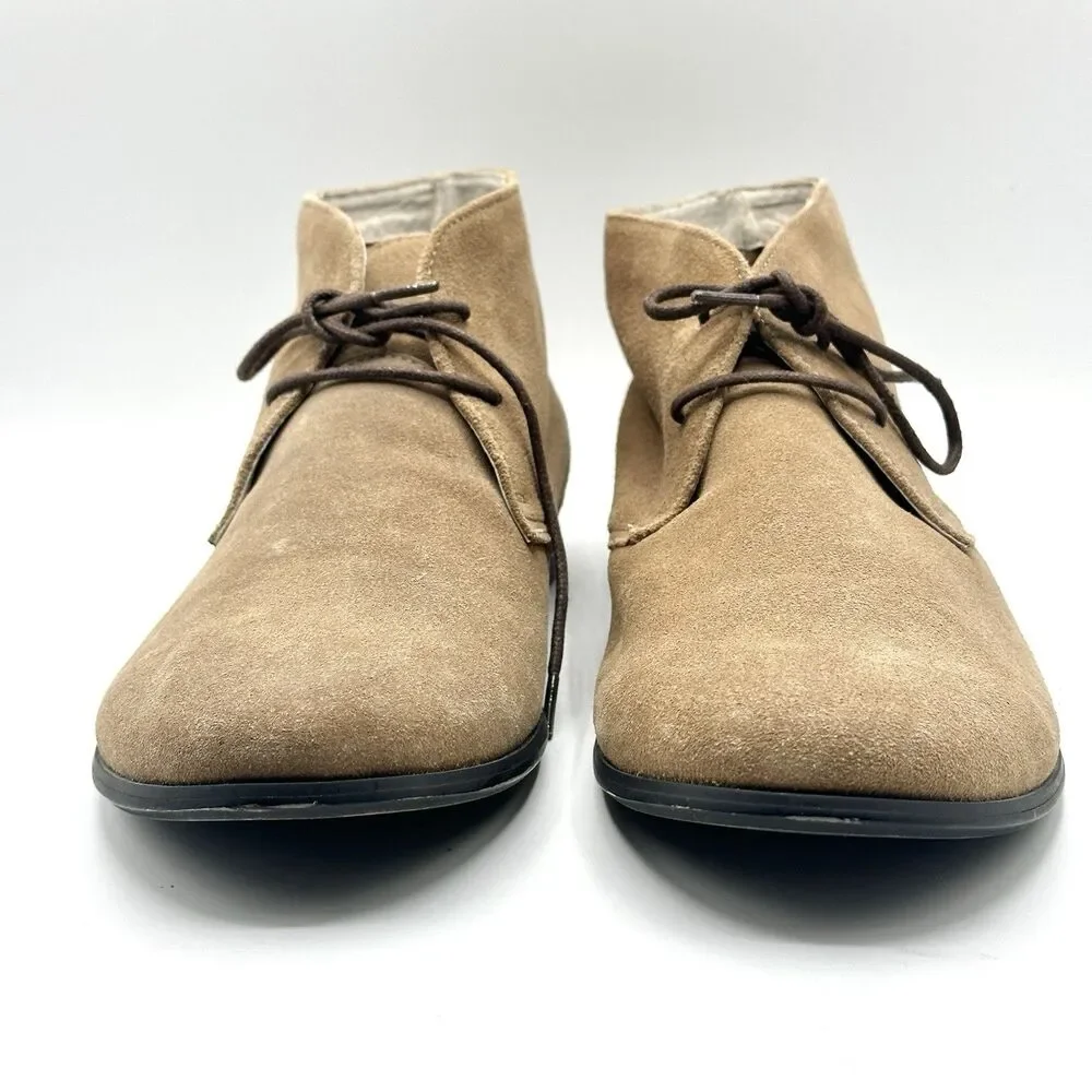 BED STU Men’s Chukka Desert Boots Brown Suede Size 9 Shoes Lace Up